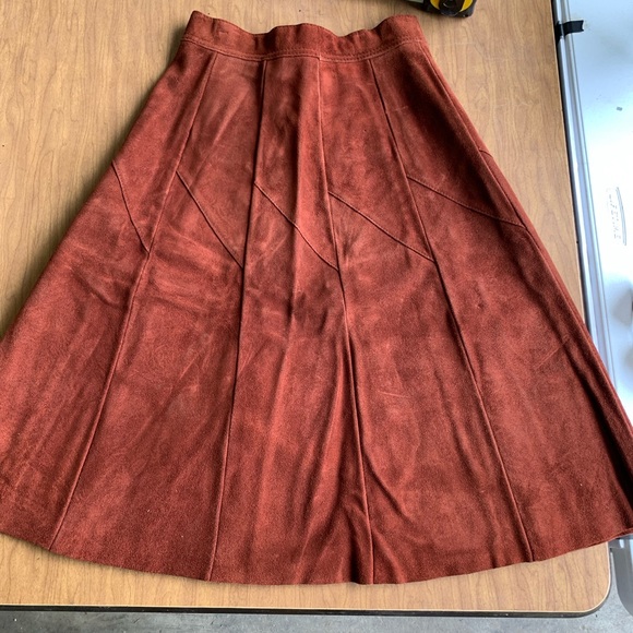 Soft Leather skirt. Vintage. - Picture 2 of 5